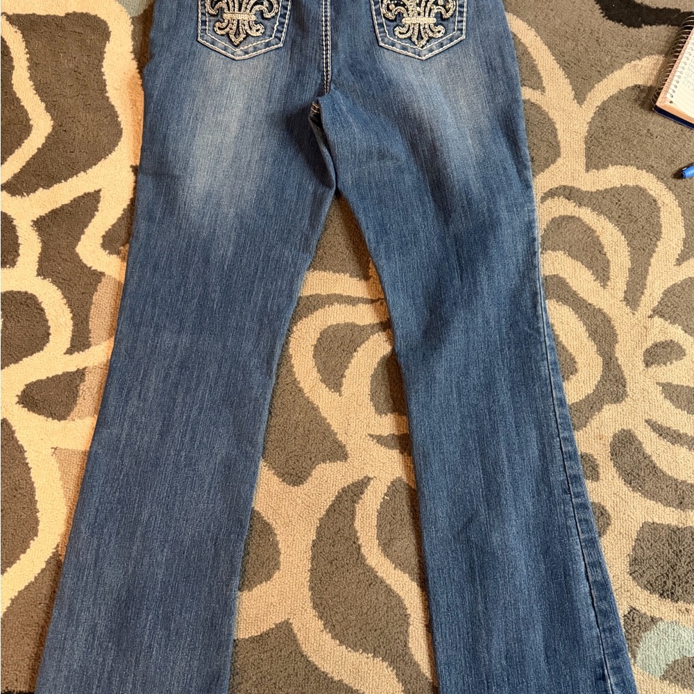 Earl Jeans Women's Boot Cut Denim with Embroidery